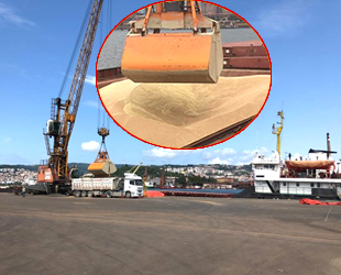 'Aleksey Afanasyev' isimli gemi, Erdemir Limanı’na yanaştı