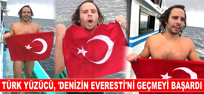 Emre Erdoğan, Tsugaru Boğazı’nı yüzerek geçti