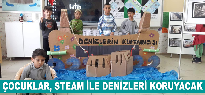 Çocuklar, STEAM ile denizleri koruyacak