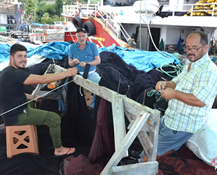 Karadenizli balıkçılar, hazırlıklarını sürdürüyor