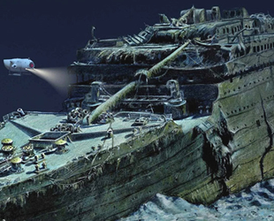 1912 yılında batan yolcu gemisi Titanik'i bakteriler yiyor