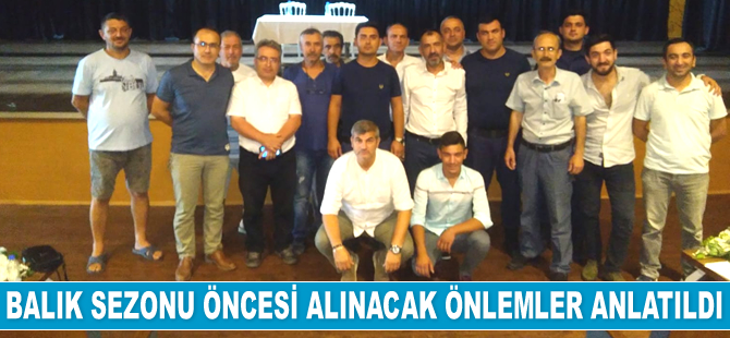 Gemlik'te balık sezonu öncesi alınacak önlemler anlatıldı
