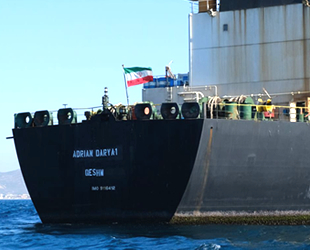‘Adrian Darya 1’ isimli İran petrol tankeri, yükünü Mersin Limanı'nda boşaltacak