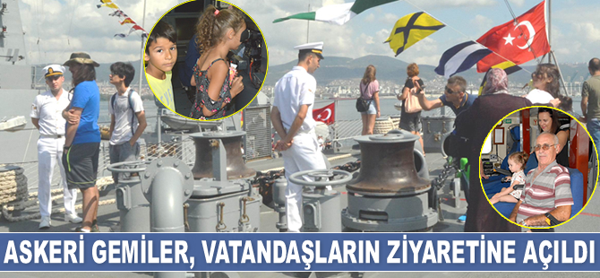 Donanma Komutanlığı, askeri gemileri ziyarete açtı
