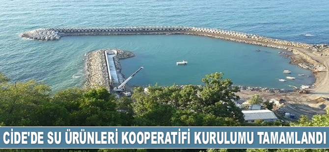 Cide’de su ürünleri kooperatifi kurulumu tamamlandı