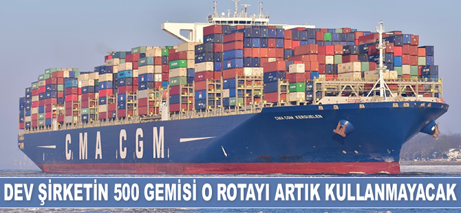 CMA CGM’nin 500 gemisi Kuzey Buz Denizi rotasını artık kullanmayacak