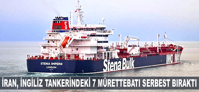 İran, ‘Steno Impero’ isimli İngiliz petrol tankerindeki 7 mürettebatı serbest bıraktı