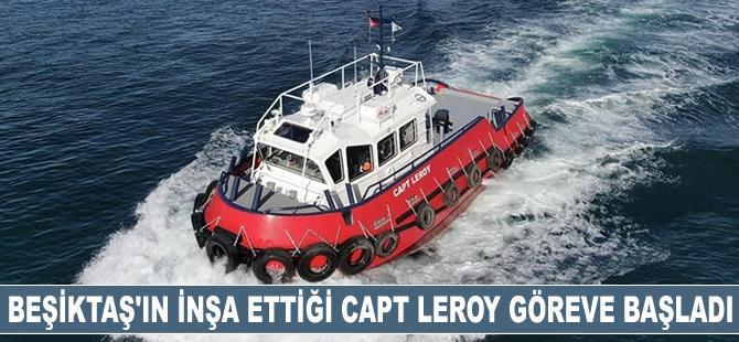Beşiktaş Workboats'un inşa ettiği Capt Leroy göreve başladı
