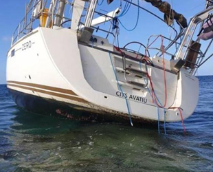 İçerisinde 1 ton uyuşturucu bulunan ‘Zero’ isimli yat, karaya oturdu