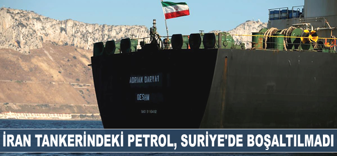 İran tankerindeki petrol, Tartus Limanı’nda boşaltılmadı