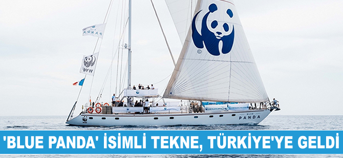 ‘Blue Panda’ isimli tekne, Türkiye'ye geldi