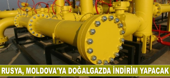 Rusya, Moldova’ya doğalgazda indirim yapacak