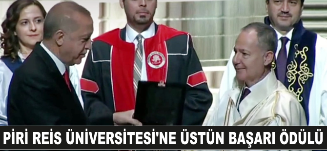YÖK tarafından Piri Reis Üniversitesi'ne Uluslararası İş Birliği Üstün Başarı Ödülü verildi