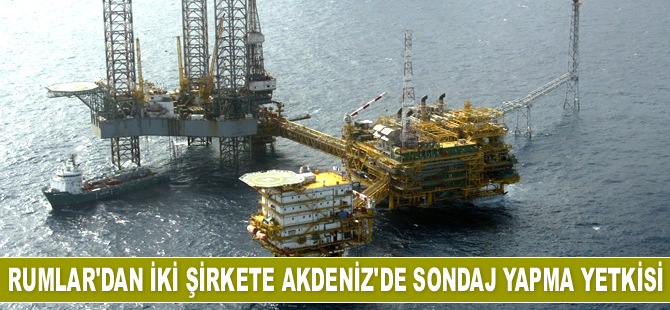 Güney Kıbrıs Rum Yönetimi, iki şirkete Akdeniz'de sondaj yapma yetkisi verdi