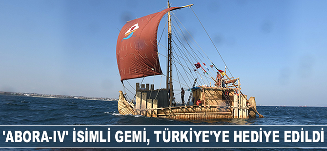 Antik dönem gemicilik simgesi ‘Abora-IV’ Türkiye'ye kazandırıldı