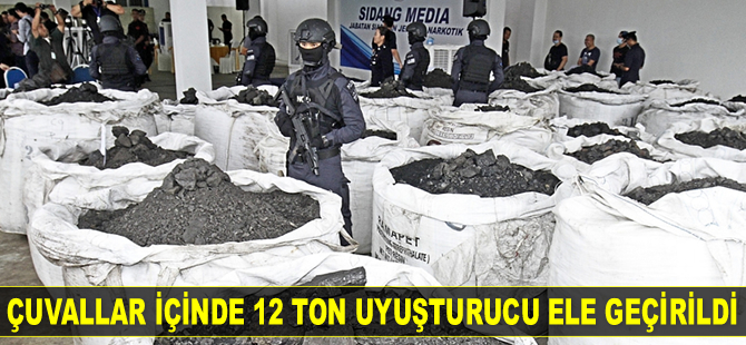 Malezya'da 12 ton kokain ele geçirildi