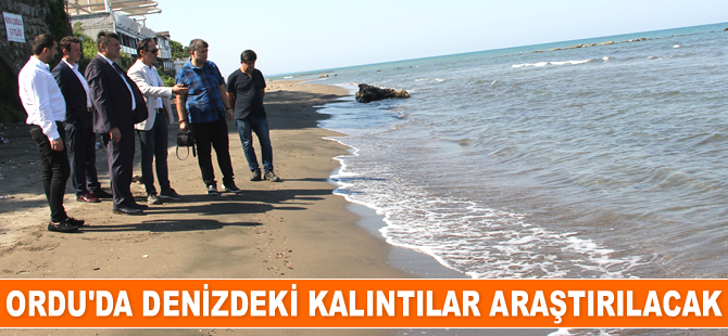 Ordu'da denizdeki kalıntılar araştırılacak