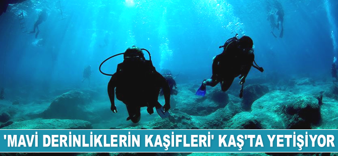 'Mavi derinliklerin kaşifleri' Kaş'ta yetişiyor