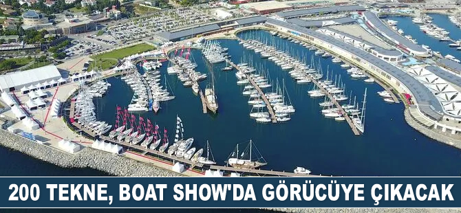 200 tekne, Boat Show’da görücüye çıkacak