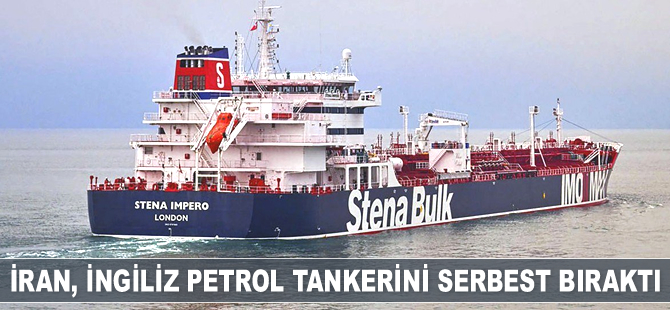 İran, İngiltere’ye ait ‘Stena Impero’ isimli petrol tankerini serbest bıraktı