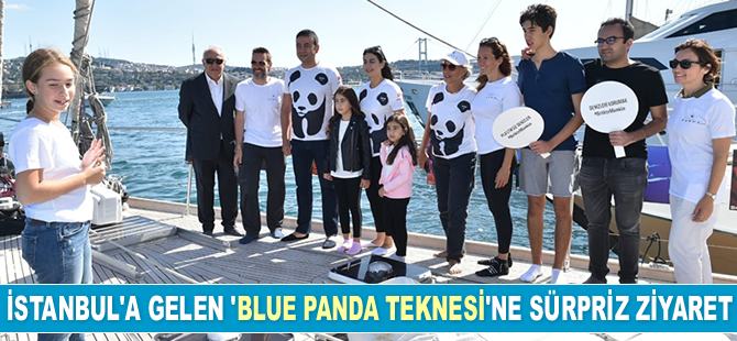 Rıza Akpolat, Blue Panda Teknesi'ni ziyaret etti