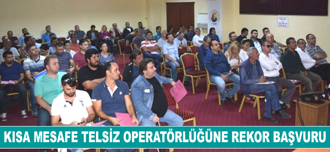 Amatör denizci ve kısa mesafe telsiz operatörlüğüne rekor başvuru yapıldı