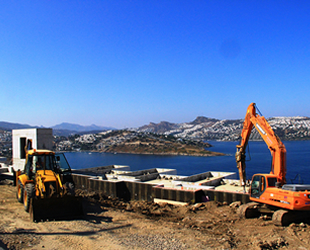 Bodrum’da kırmızı çarpılar konuldu, yıkımlar başladı