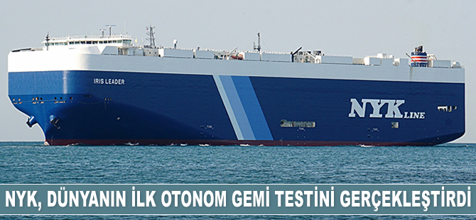 NYK, IMO rehberlerine uygun ilk otonom gemi testini gerçekleştirdi