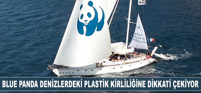 Blue Panda denizlerdeki plastik kirliliğine dikkati çekiyor