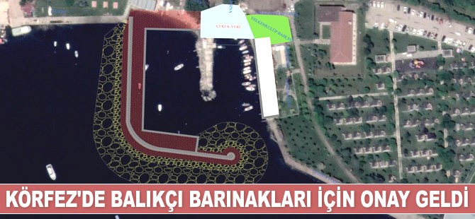 Körfez’de balıkçı barınakları için onay geldi