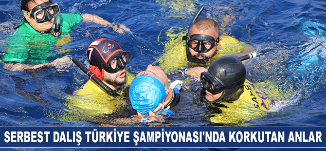 Birol Özbek, ‘Serbest Dalış Şampiyonası’nda baygınlık geçirdi