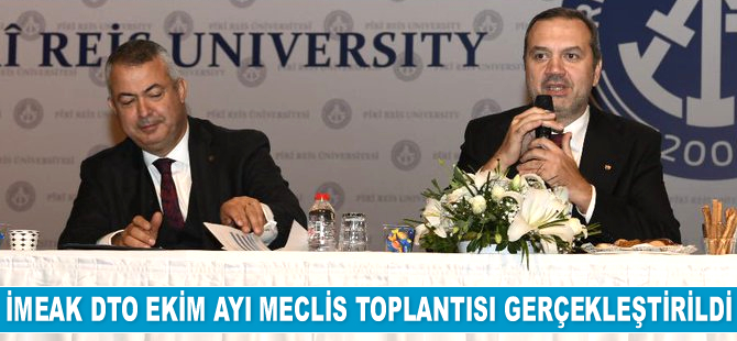 İMEAK DTO Ekim Ayı Meclis Toplantısı gerçekleştirildi