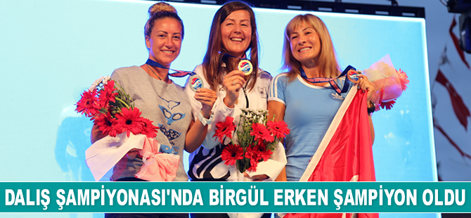 Dalış Şampiyonası’nda Rüstem Derin ve Birgül Erken şampiyon oldu