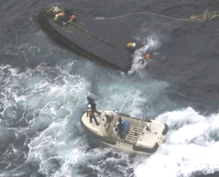 Japon devriye gemisiyle Kuzey Kore balıkçı teknesi çatıştı