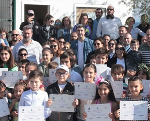 Kartallı küçük denizciler sertifikalarını aldı