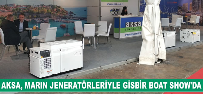 Aksa, marin jeneratörlerini Boat Show’da ziyaretçilere tanıtıyor