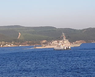 'USS Porter' isimli ABD savaş gemisi, Çanakkale Boğazı'ndan geçti