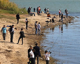 Büyükçekmece’de balıkçılar en büyük turna balığı için olta attı