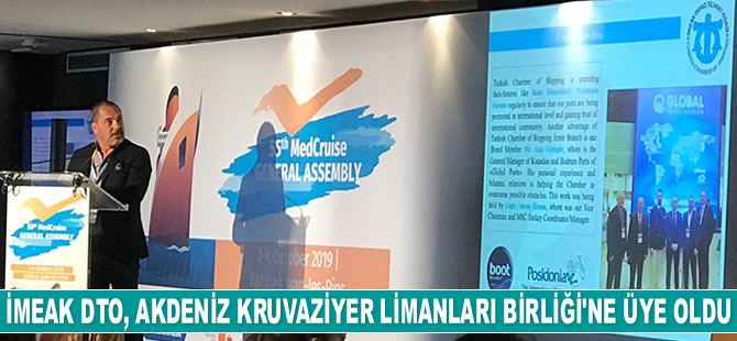 İMEAK Deniz Ticaret Odası, Akdeniz Kruvaziyer Limanları Birliği’ne üye oldu