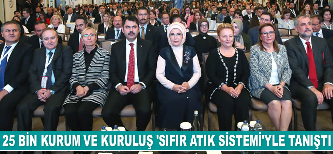 Murat Kurum: 25 bin kurum ve kuruluşumuz 'Sıfır Atık Sistemi'yle tanıştı