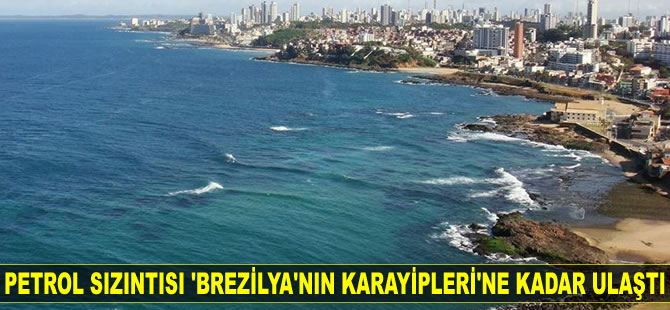 Petrol sızıntısı 'Brezilya'nın Karayipleri'ne kadar ulaştı
