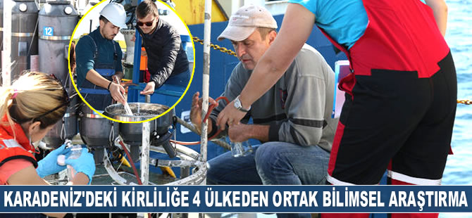 'Mare Nigrum' isimli gemiyle Karadeniz'deki kirlilik araştırıldı