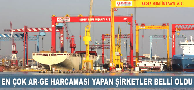 Denizcilikte en çok AR-GE harcaması yapan şirketler belli oldu