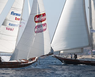 Bodrum Cup’ta yelkenli tekneler çatışmaktan son anda kurtuldu