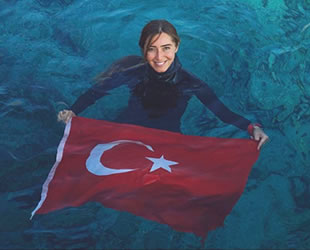 Şahika Ercümen, Gilindire Mağarası’nda dalış yapacak