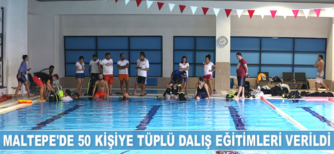Maltepe’de tüplü dalış eğitimleri verildi