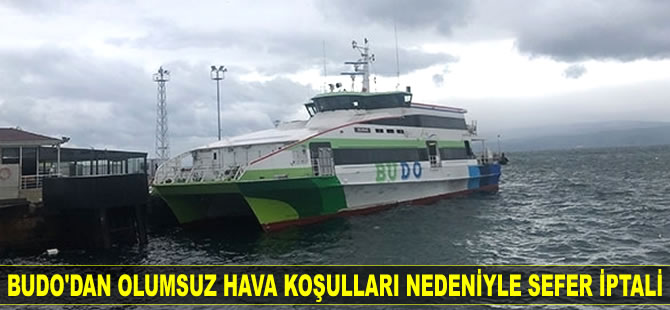 BUDO, bazı seferlerini iptal etti