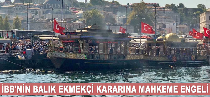 Eminönü'ndeki balıkçılar bir süre daha satışa devam edecek