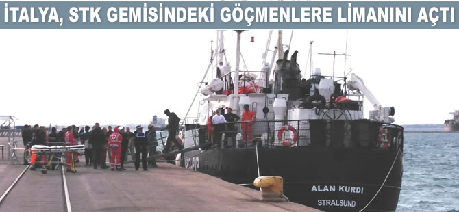 İtalya, Alan Kurdi gemisindeki göçmenlere Taranto Limanı'nı açtı