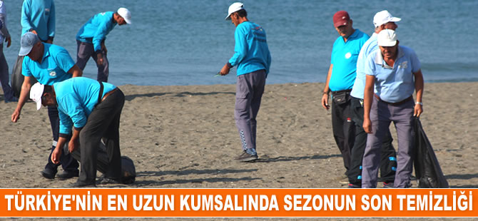 Samandağ sahilinde son 5 yılda 4 bin atık toplandı